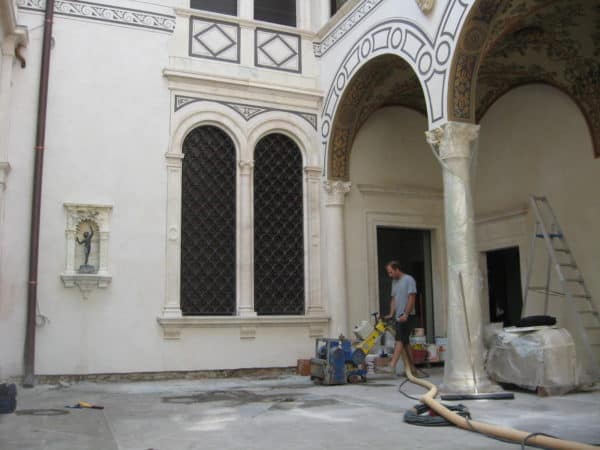 Fresatura per ricostruzione abitazione