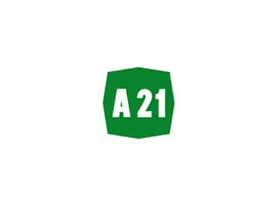 Logo A21 autostrade - cliente