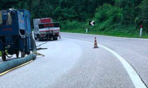 Irruvidimento strade con intervento di pallinatura