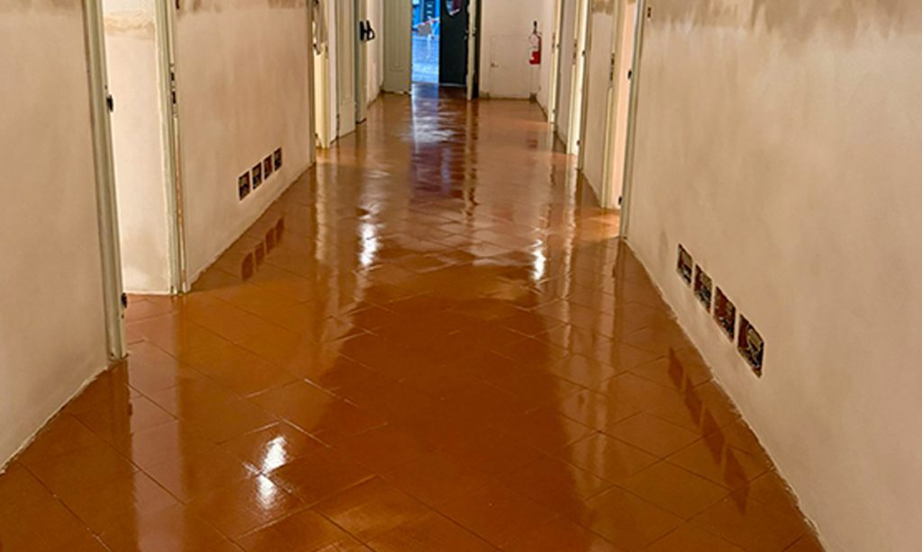 ripristino pavimenti teatro storico